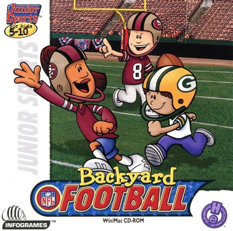 Backyard Football (1999) box cover art - MobyGames