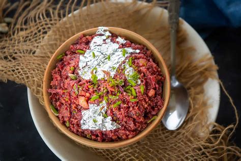 Beetroot Halwa Recipe (Step by Step + Video) - Whiskaffair