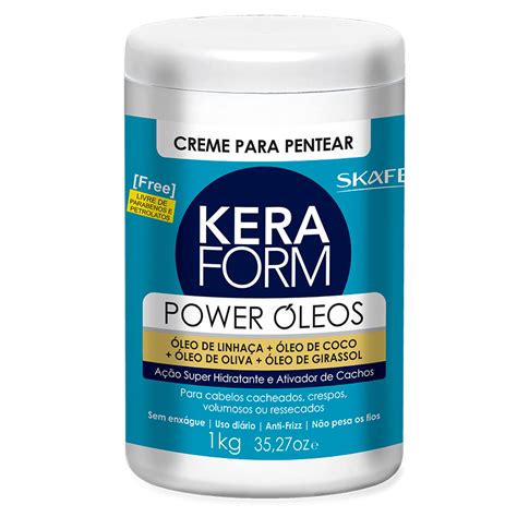 Keraform Crema para Peinar Power Oleos 1Kg – Skafe Cosméticos Colombia