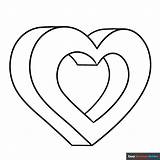 Free Printable Heart Coloring Pages For Kids sketch template