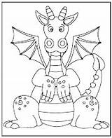Smaug coloring Page Winged Dragon sketch template