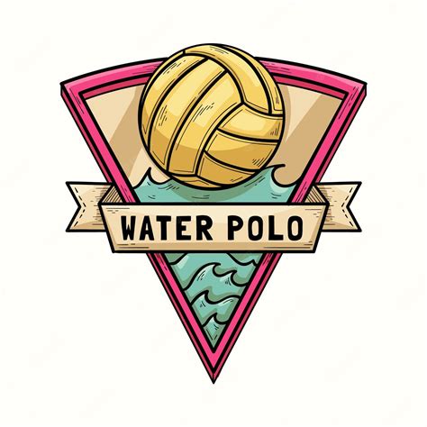 Free Vector | Hand drawn water polo logo