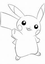 Pokemon Pikachu Coloring Pages sketch template