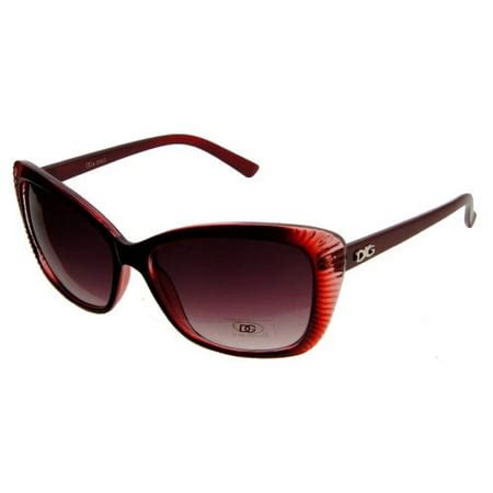 DG Sunglasses Women Cat Eye DG26822 - Red | Walmart Canada