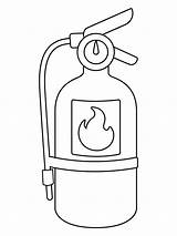 Fire Extinguisher Emoji coloring Page  ColouringPages sketch template