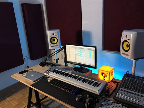 My New Studio Setup (It was a bedroom once) : r/MusicBattlestations