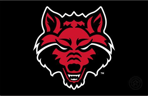 Arkansas State Red Wolves Logo - Primary Dark Logo - NCAA Division I (a-c) (NCAA a-c) - Chris ...