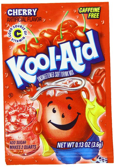 Kool-Aid Unsweetened Cherry Artificially Flavored Powdered Soft Drink ...