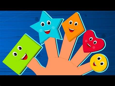 Finger Family | Shapes Finger Family - YouTube | Finger family, Finger family song, Family songs