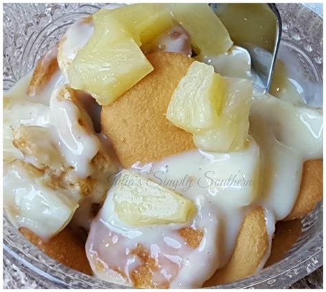 Pineapple Pudding - Julias Simply Southern - Old Fashioned Dessert