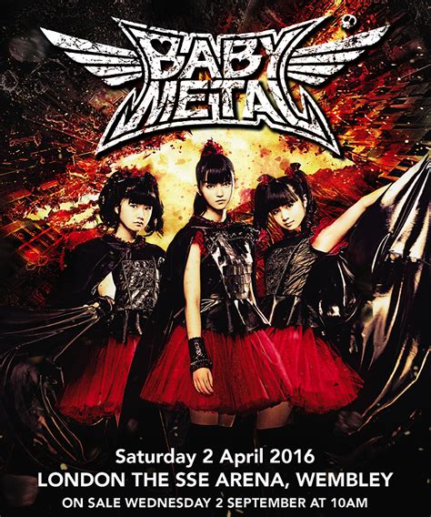 BABYMETAL to headline Wembley Arena - tickets | Gigwise | Babymetal ...