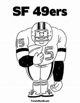 San Francisco 49ers Coloring Pages Coloring sketch template