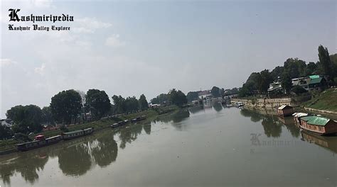 River Jhelum Srinagar Kashmir Valley