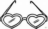 Heart Shaped Sunglasses coloring Page  Free Printable Coloring Pages sketch template