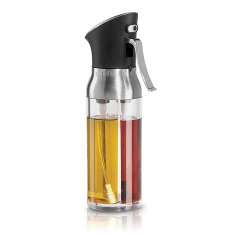 2 in 1 Olive Oil Sprayer Barbecue Spray Bottle Fine Mist Vinegar Sprayer Dispenser for BBQ ...