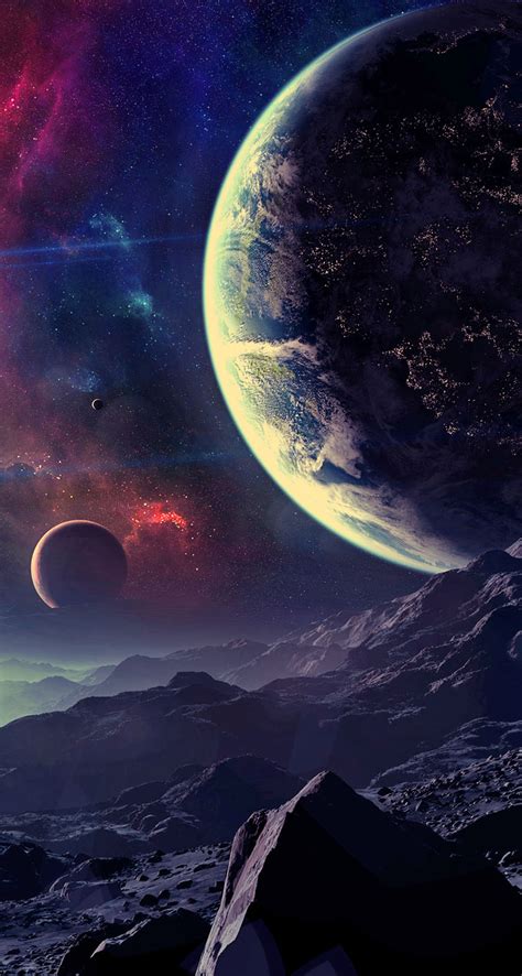 Surreal Environment Digital Art Space - The iPhone Wallpapers