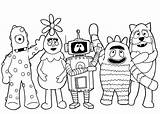 Yo Gabba Coloring Pages  Best For Kids sketch template