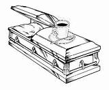 Caskets Coloring Pages Printable sketch template