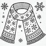 Scarf Coloring Pages To Print  Free Printable sketch template