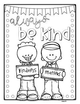 Kindness Coloring Pages Kindergarten - CyrusilMarks