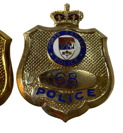 Lot of 2 Ports Canada Police Badges