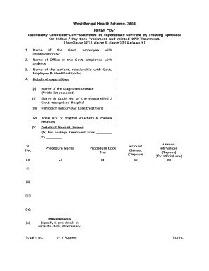 Wbhs Latest Reimbursement Form C1 C2 C3 C4 - Fill Online, Printable ...