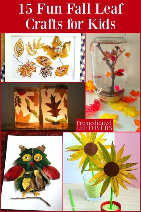 15 Fall Leaf Crafts for Kids