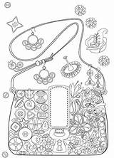Fashion Coloring Page sketch template