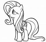 My Little Pony Coloring Pages Fluttershy sketch template