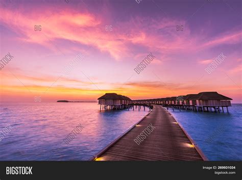 Maldives Island Sunset Image & Photo (Free Trial) | Bigstock