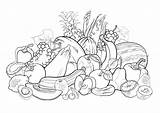 Fruit salad  Flowers & Vegetation Coloring Pages For Adults sketch template