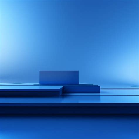 Premium Photo | Blue Minimalist wallpaper