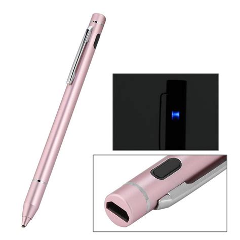 Tebru Stylus Pen,Pink Active Capacitive Pen Mobile Phone Tablet Fine ...