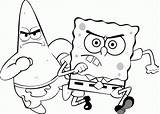 Spongebob Characters Coloring Pages  Home sketch template