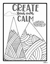 Mindfulness Coloring Book Pages sketch template