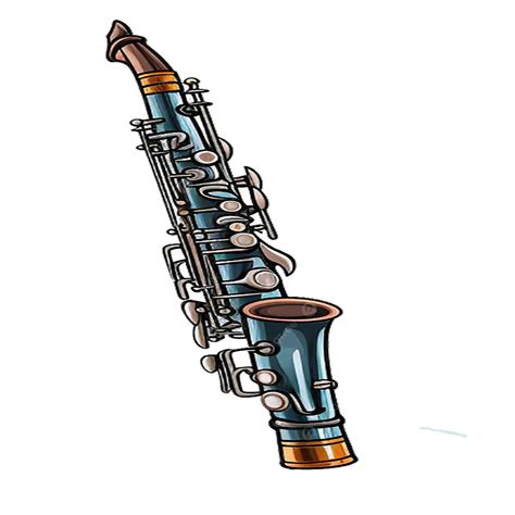 Vector Illustration Oboe Classical, Music Instrument, Oboe Classical ...