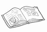 School Books Coloring Page sketch template