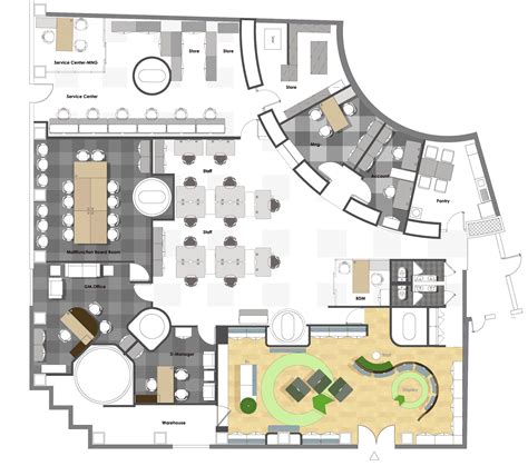 Modern Office Floor Plan - floorplans.click