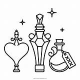 Potion Coloring Page  Home sketch template