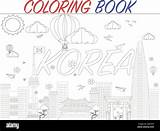 Coloring Pages Korea sketch template