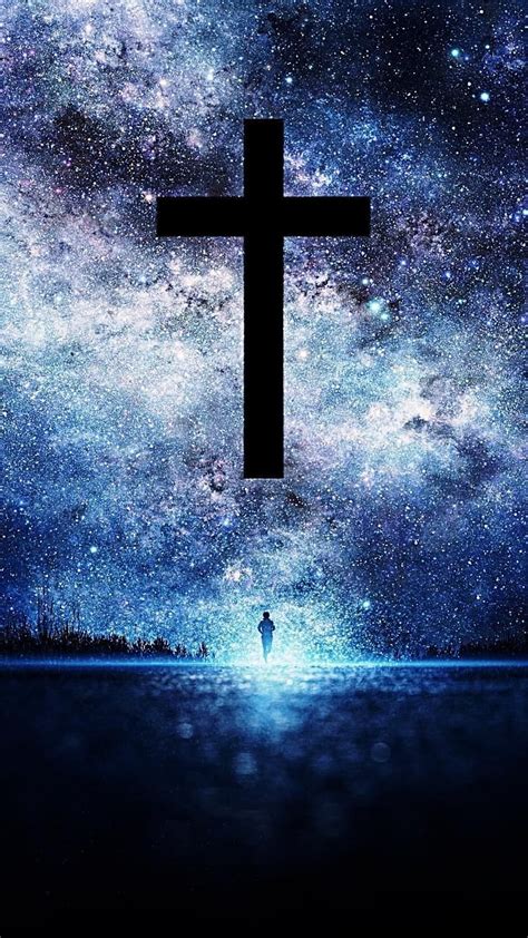 Cross Jesus -, Blue and Black Cross HD phone wallpaper | Pxfuel