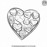 Tasty Chocolate Candy Coloring Pages  Free Kids sketch template