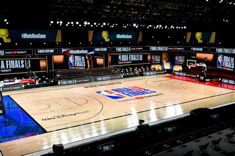 LOOK: The court for the NBA Finals | ABS-CBN News