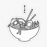 Coloring Bowl Ramen Pages Drawing Rice Colorear Getdrawings Operation  sketch template
