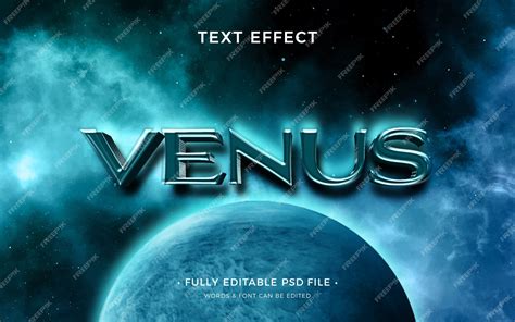 Premium PSD | Space text effect