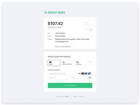 Hosted Invoice Page | Stripe Documentation