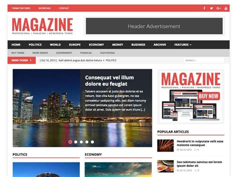 MH Magazine WordPress Theme | Responsive News & Magazine Theme