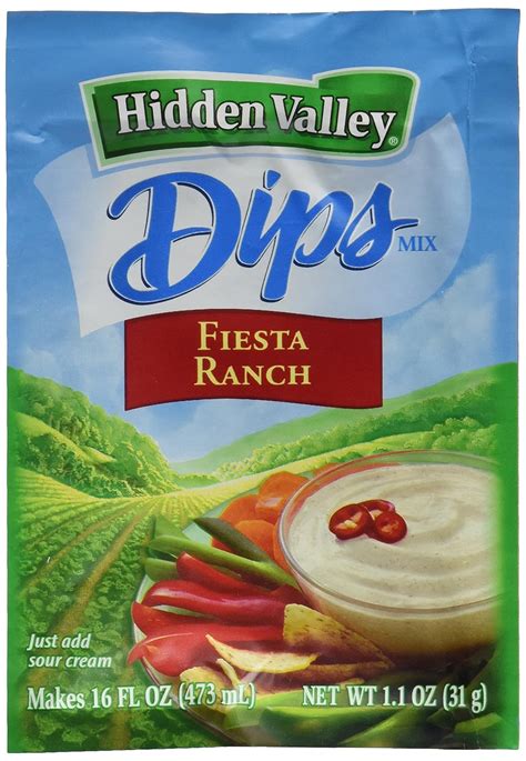 Hidden Valley Fiesta Ranch Dip Mix 31 grams (pack of: Amazon.co.uk ...