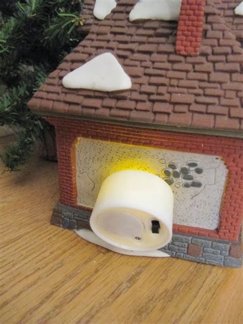 Sew Many Ways...: Cordless Lights for Christmas Village...
