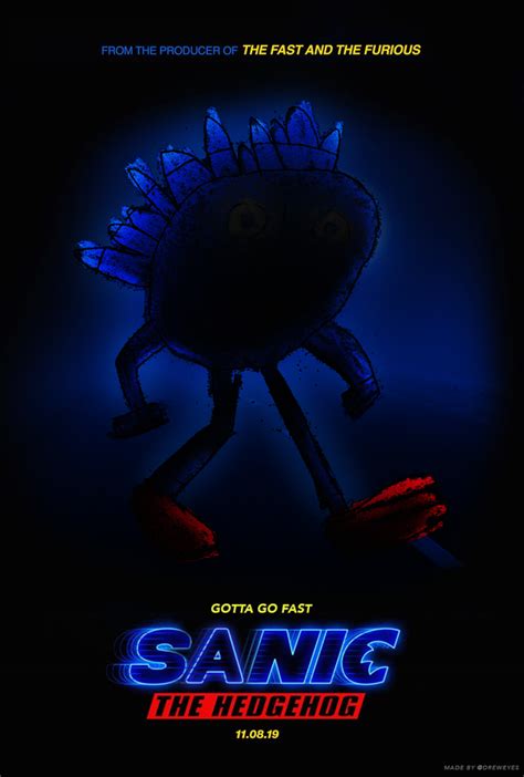 Sonic movie poster - the internet reacts to the latest live action movie